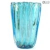 Lotus Vase - Light Blue - Original Murano Glass OMG -Life Store monolite vase light blue original murano glass 1