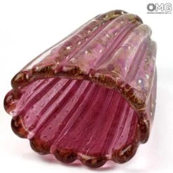 Lotus Vase - Purple - Original Murano Glass OMG 12 Lotus Vase - Purple - Original Murano Glass OMG -Life Store monolite vase purple original murano glass 4