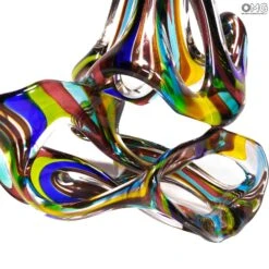Multicolor Slimer - Abstract - Murano Glass Sculpture -Life Store multicolor slimer murano glass 4