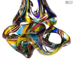 Multicolor Slimer - Abstract - Murano Glass Sculpture -Life Store multicolor slimer murano glass 5