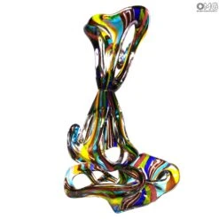 Multicolor Slimer - Abstract - Murano Glass Sculpture -Life Store multicolor slimer murano glass 7
