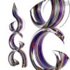 Neverending Wave - With Canes - Original Murano Glass OMG -Life Store neverending wave murano glass 1