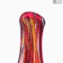 Vase Red - Multicolor Effects - Original Murano Glass OMG 17 Vase Red - Multicolor Effects - Original Murano Glass OMG -Life Store original murano glass 0276img 4357jpg