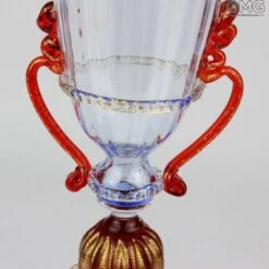 Venetian Goblet Rossetto - King Drinking Glass - Original Murano Glass OMG 12 Venetian Goblet Rossetto - King Drinking Glass - Original Murano Glass OMG -Life Store original murano glass artworkimg 5617