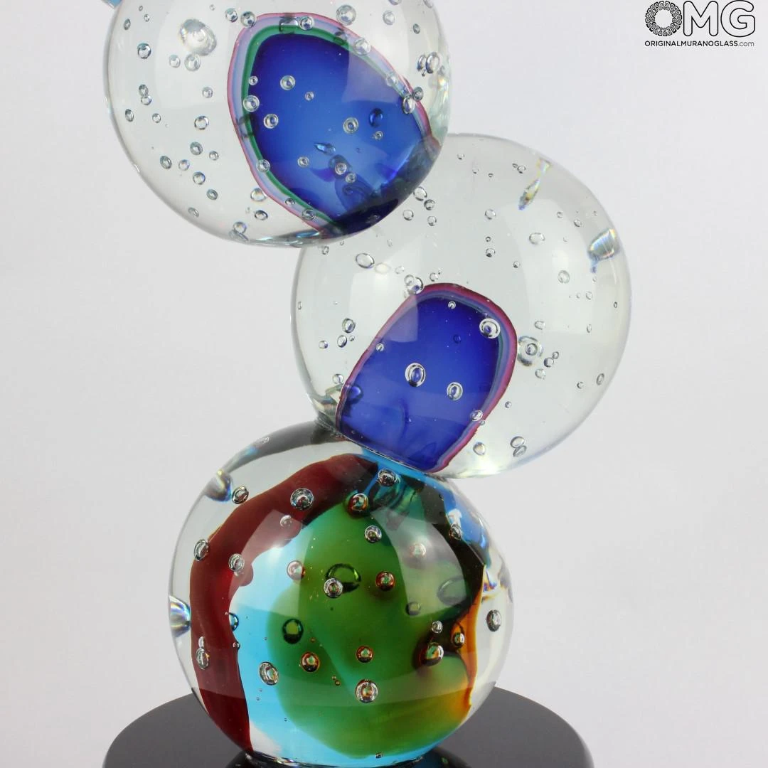 Planets- Original Murano Glass OMG® Sculpture - Image 9
