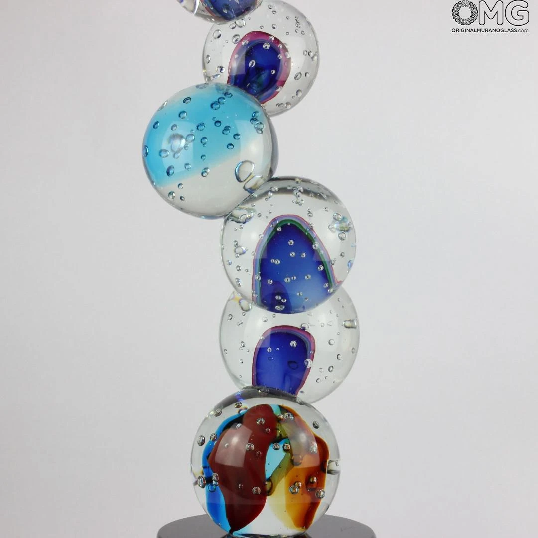 Planets- Original Murano Glass OMG® Sculpture - Image 4