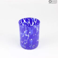 Set Of 6 Drinking Glasses Blue Limoncello - Original Murano Glass -Life Store original murano glass drinking glasses bimg 5760