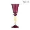 Venetian Goblet Stem - Purple - Murano Glass -Life Store original murano glass purple goblet
