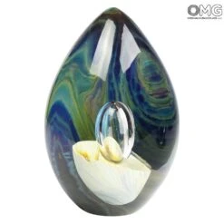 The Egg - Chalcedony Glass - Original Murano Glass OMG -Life Store original murano glass sculpture tagliapietra 2
