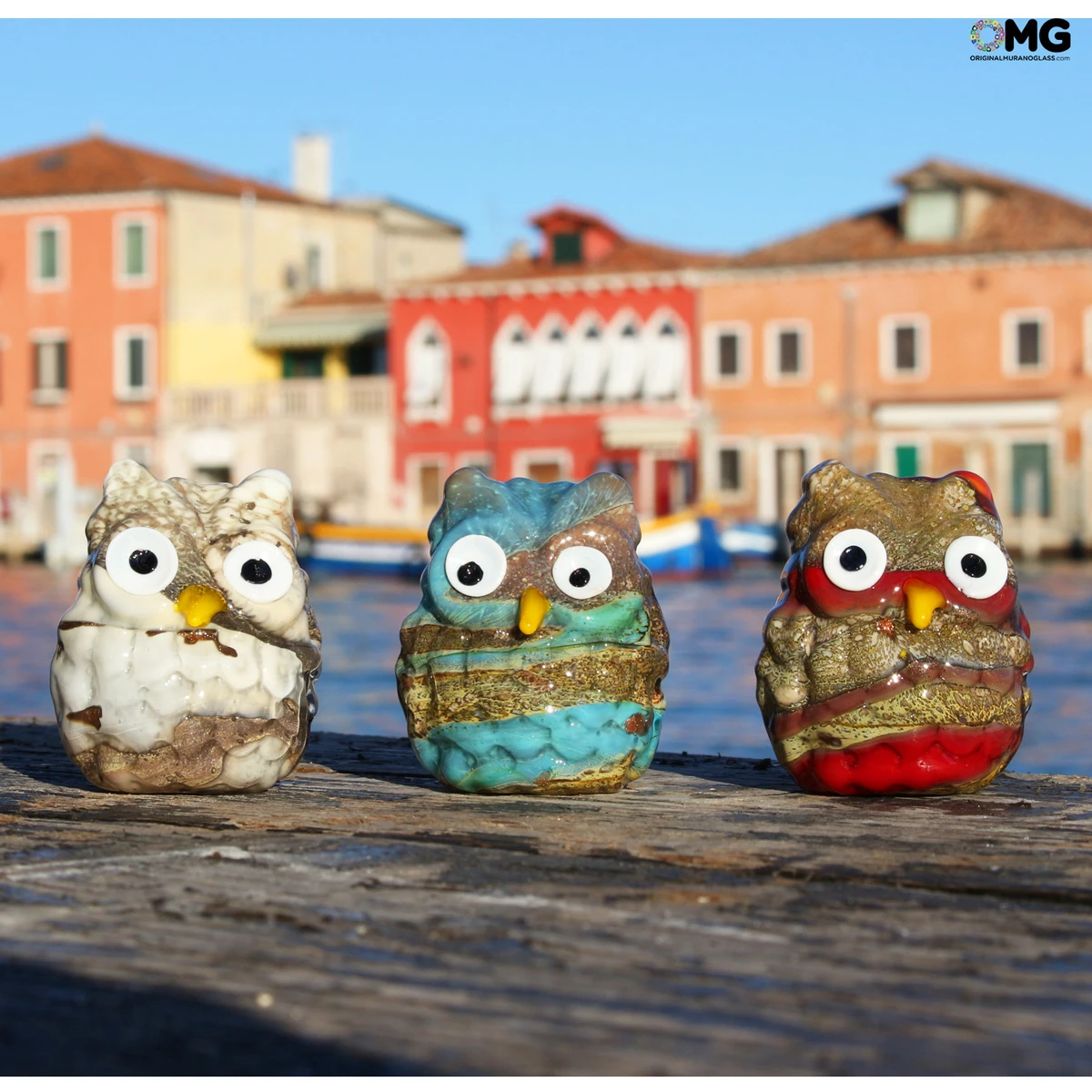 Owl Fantasy - Lucky Charm - Original Murano Glass OMG - Image 2