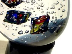 Egg With Nuts Sculpture - Original Murano Glass -Life Store p1080874