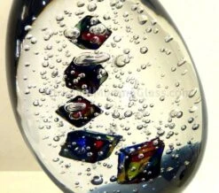 Egg With Nuts Sculpture - Original Murano Glass -Life Store p1080875