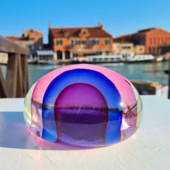 Paper Weight - Purple - Original Murano Glass Omg -Life Store paperweight submerged murano glass 1