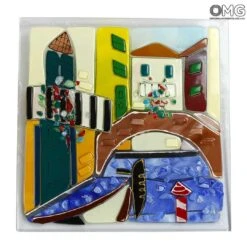 View Of Venice - Glass Paint