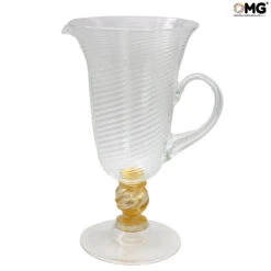 Pitcher - Exclusive - 24k Gold - Original Murano Glass OMG -Life Store pitcher original murano glass omg glass4