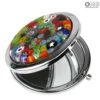 Pocket Mirror - With Millefiori - Original Murano Glass OMG -Life Store pocket mirror original murano glass 1