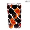 Pois - Vase - Original Murano Glass -Life Store pois vase orange black murano glass 1
