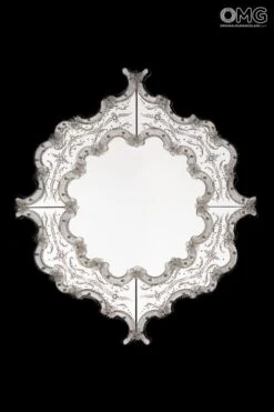 Quirino Crystal - Wall Venetian Mirror - Murano Glass