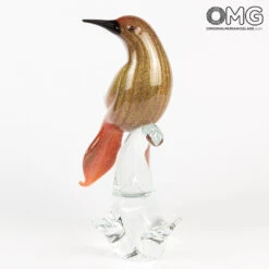 Red Blackbird - Glass Sculpture - Original Murano Glass OMG -Life Store red blackbird original murano glass 2