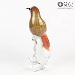 Red Blackbird - Glass Sculpture - Original Murano Glass OMG -Life Store red blackbird original murano glass 3