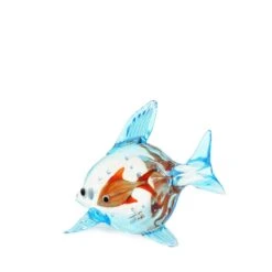 Pregnant Fish - Original Murano Glass OMG -Life Store red fish aquarium original murano glass omg1
