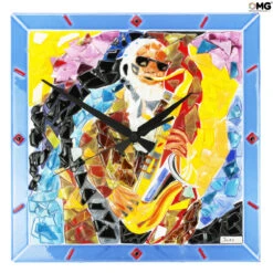 Sonny Rollins Tribute - Wall Clock - Original Murano Glass Omg