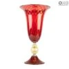 Regal Giglio Cup - Red - Original Murano Glass OMG -Life Store royal cup in murano glass