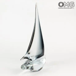 Sail Boat - Black - Original Murano Glass OMG -Life Store sail boat black original murano glass 5