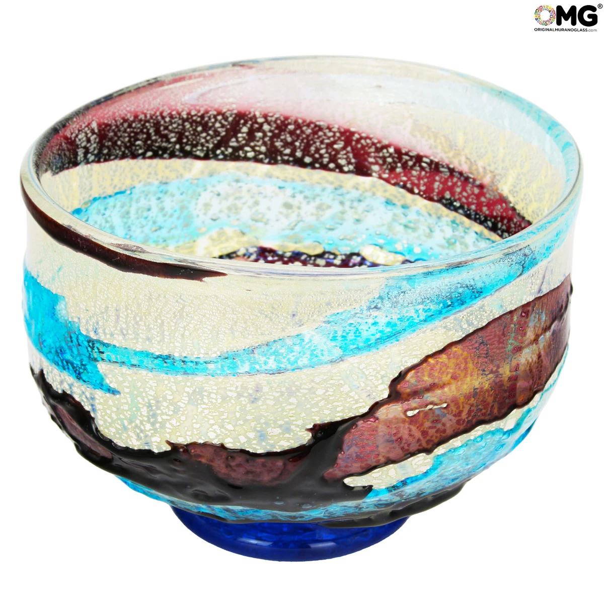 Ocean Sbruffi Centerpiece Bowl - Original Murano Glass Omg 6 Ocean Sbruffi Centerpiece Bowl - Original Murano Glass Omg - Image 4