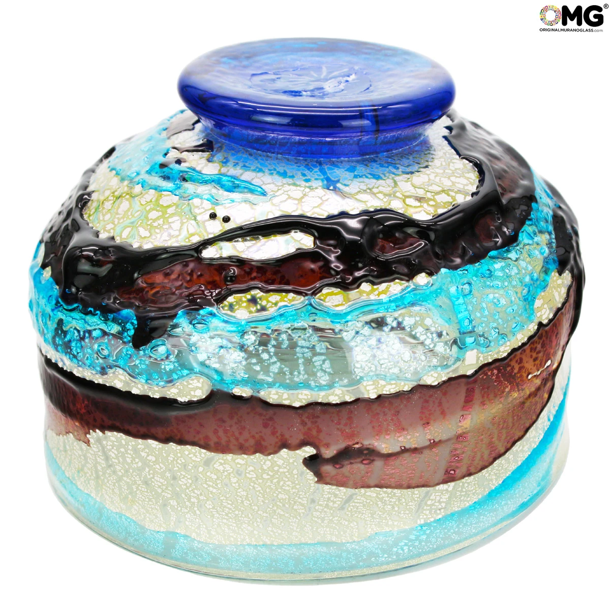 Ocean Sbruffi Centerpiece Bowl - Original Murano Glass Omg 8 Ocean Sbruffi Centerpiece Bowl - Original Murano Glass Omg - Image 6