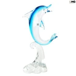 Dolphin Figure - Original Murano Glass -Life Store sculpture dolphin original murano glass omg venetian1jpg