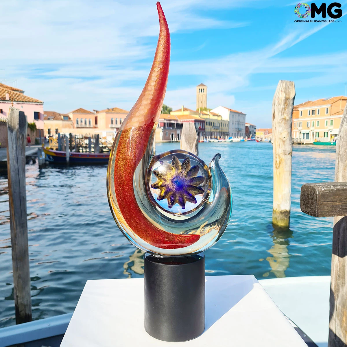 Abstract Sculpture Exclusiva - Original Murano Glass 4 Abstract Sculpture Exclusiva - Original Murano Glass - Image 2