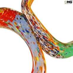 Rubik Cube Sculpture - Colorful - Original Murano Glass OMG -Life Store sculpture original murano glass omg rubik gemetric3