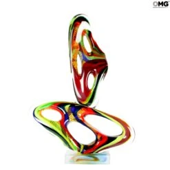 Cell - Abstract - Murano Glass Sculpture -Life Store sculpture original murano glass venetian omg holes4