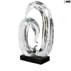 Wind Sculpture - Abstract - Murano Glass Sculpture -Life Store sculpture original murano glass venetian omg moon3