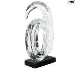 Wind Sculpture - Abstract - Murano Glass Sculpture -Life Store sculpture original murano glass venetian omg moon4