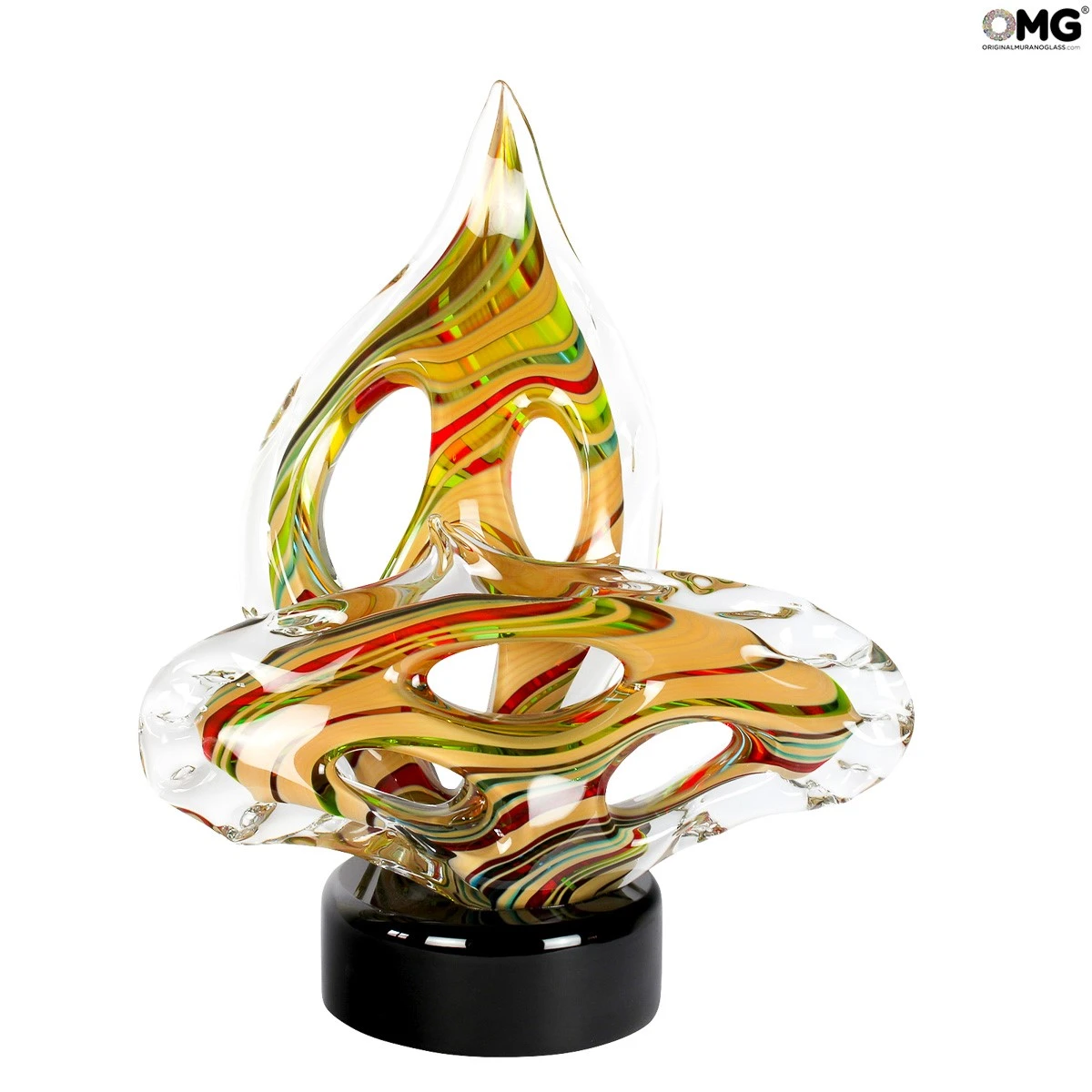 Modern Sculpture - Slimer Abstract - Murano Glass Sculpture 3 Modern Sculpture - Slimer Abstract - Murano Glass Sculpture