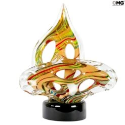Modern Sculpture - Slimer Abstract - Murano Glass Sculpture 7 Modern Sculpture - Slimer Abstract - Murano Glass Sculpture -Life Store sculpture original murano glass venetian omg run italy4