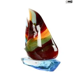 Exclusive - Sail Boat - Sculpture - Original - Murano - Glass -Life Store sculpture original murano glass venetian omg sailboat4