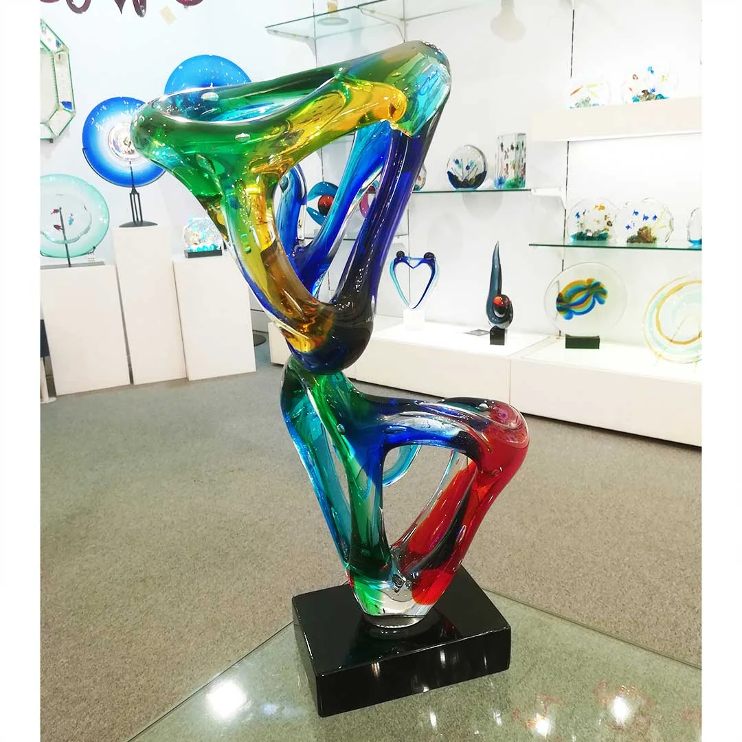 Material - Abstract - Murano Glass Sculpture 10 Material - Abstract - Murano Glass Sculpture - Image 8