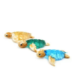 Set Of 3 Sea Turtles - Original Murano Glass OMG -Life Store set thre sea turtles silver original murano glass omg3