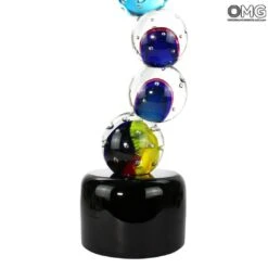 Solar System - Abstract - Murano Glass Sculpture -Life Store solar system murano glass sculpture 3