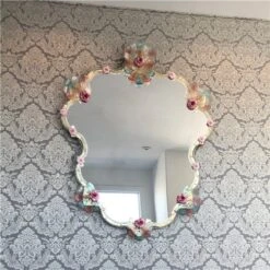 Baschiera - Venetian Mirror 19 Baschiera - Venetian Mirror -Life Store specchio house mirror venetian murano glass omg