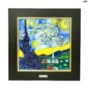The Starry Night - Van Gogh Canvas Tribute - Original Murano Glass OMG -Life Store strarry night original murano glass omg