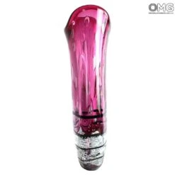 Vase Robinia Venixe - Sommerso - Murano Glass -Life Store submerged spiral purple vase murano glass 3