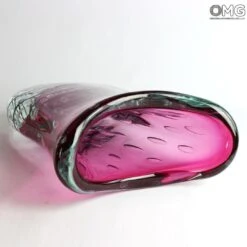 Vase Robinia Venixe - Sommerso - Murano Glass -Life Store submerged spiral purple vase murano glass 5