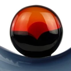 Sunset On The Sea - Abstract - Original Murano Glass 9 Sunset On The Sea - Abstract - Original Murano Glass -Life Store sunset murano glass original 4