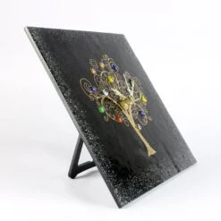 Table Clock - The Tree Of Life - Original Murano Glass OMG -Life Store table clock black murano glass omg 2