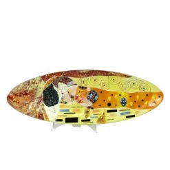 The Kiss Plate - Klimt Tribute - Oval