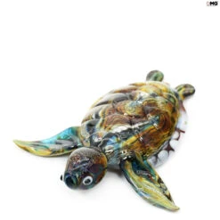 Sea Turtle - Chalcedony Glass - Original Murano Glass OMG -Life Store turtle calcedonio original murano glass omg